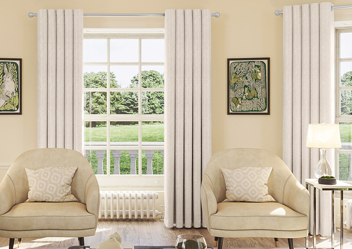 Tiverton, Ivory - Made to Measure Curtains - Image 3
